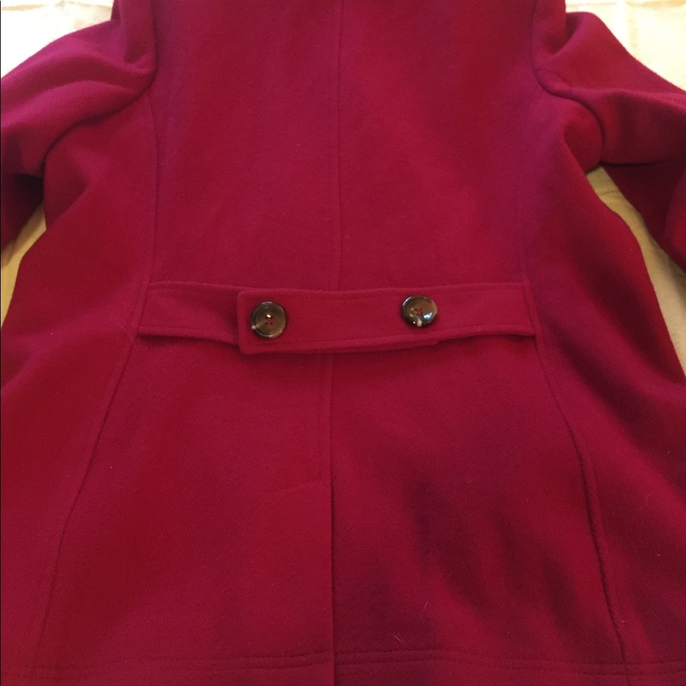 Red Pea coat - Picture 3 of 10